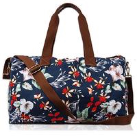 floral gym bag